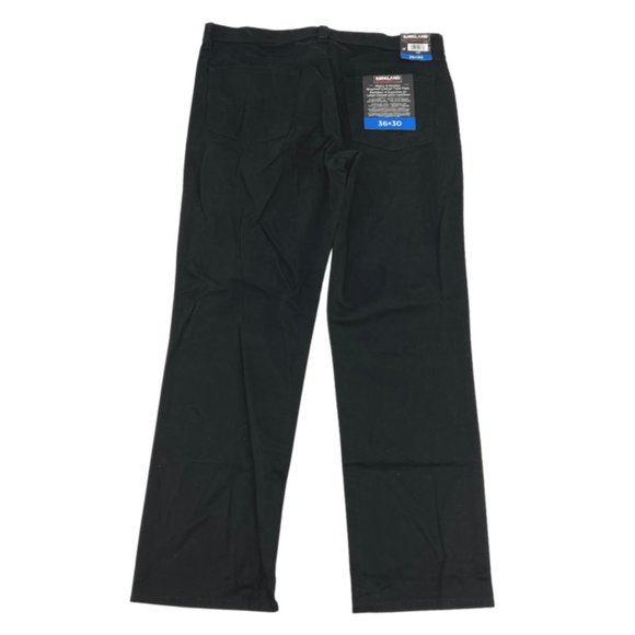 Kirkland | Men's Brushed Cotton Twill Pant | Black | Size 36 x 30 - Picture 2 of 2